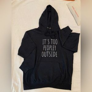 2X Black hoodie